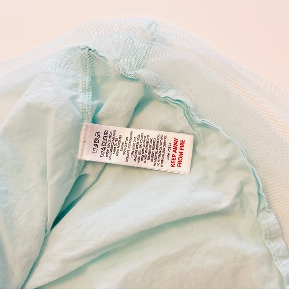 Tommy Bahama Floral and Light Blue Kids Dress - Girls 4T - Picture 6 of 8